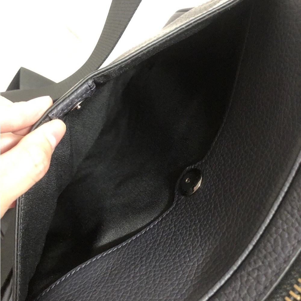 NEW Coach Men's Crossbody Messenger Leather Bag F24876 Midnight Navy - Picture 7 of 8
